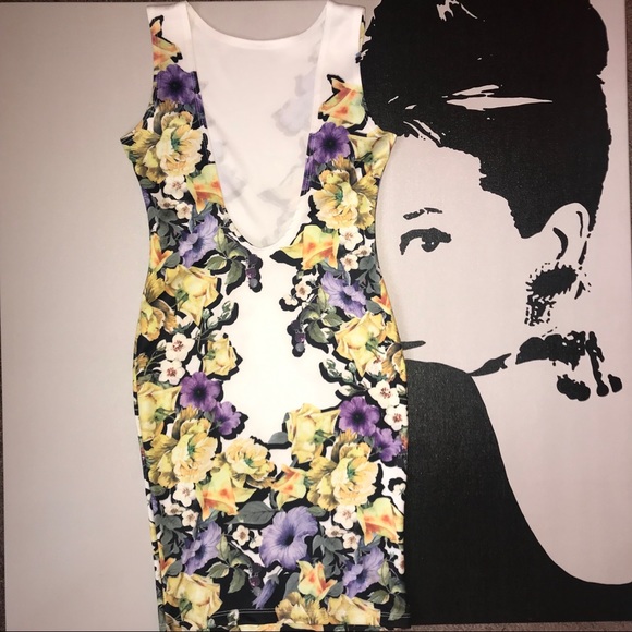 M USA | Jennifer Floral Print Dress - Picture 5 of 5